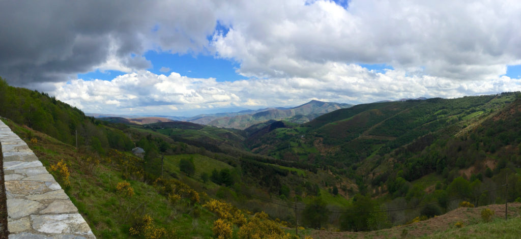 The view from O Cebreiro