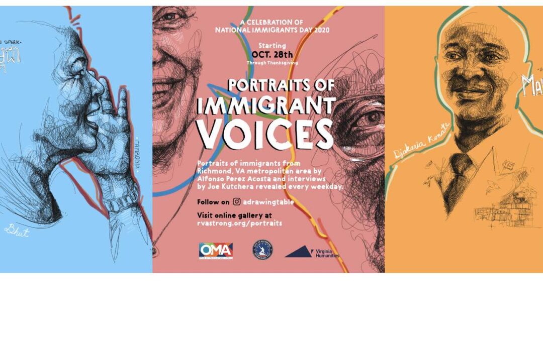 Portraits of Immigrant Voices Poster