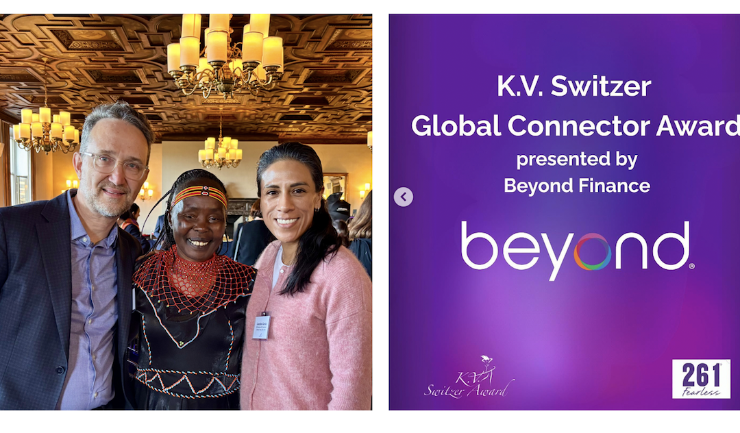 Meeting Tegla Loroupe at 261 Fearless Awards