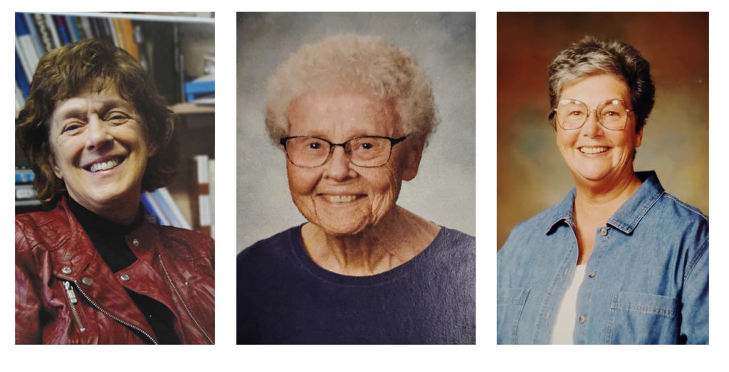 Clarke University English Professors Katie Fischer Sara McAlpin Pat Nolan